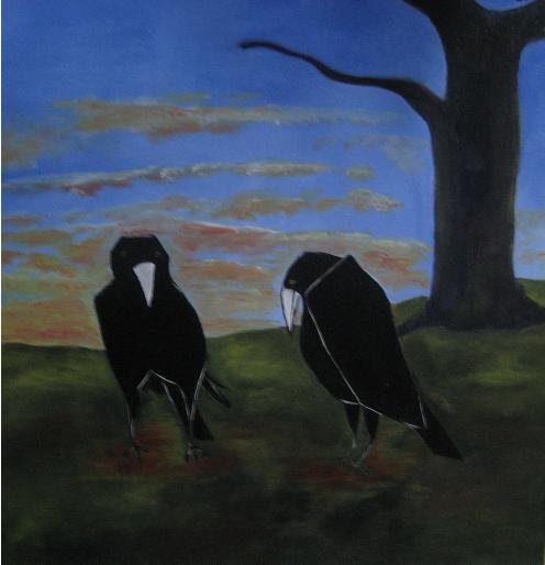crows with tree 